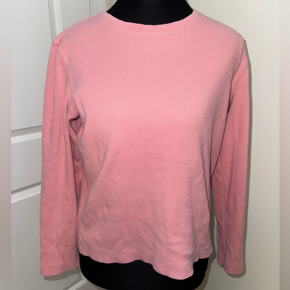 Statements pink long-sleeve shirt